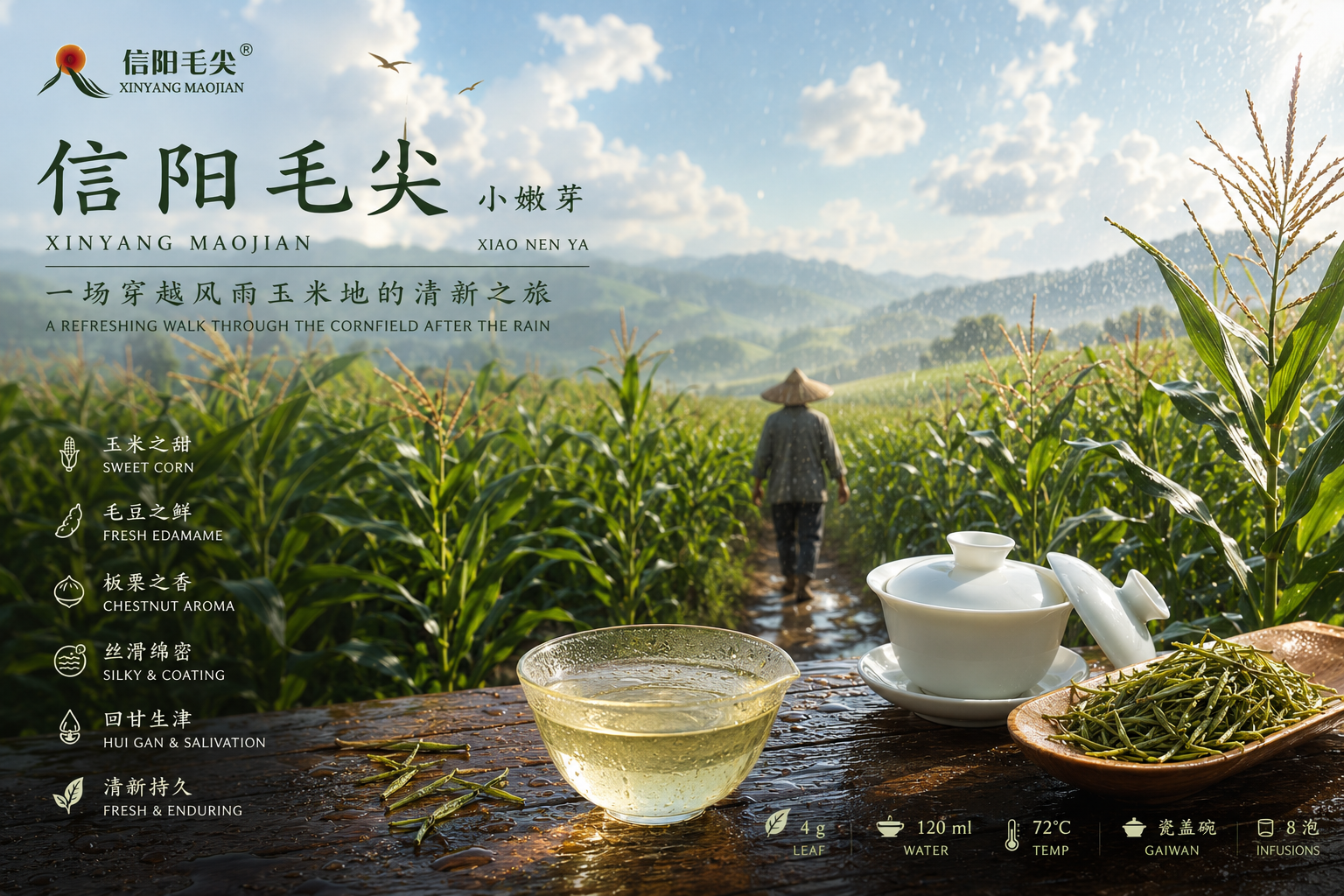 Xinyang Maojian (信阳毛尖) — 小嫩芽: A Walk Through the Cornfield